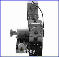 High Power Mini Metal Motorized Lathe Metal Woodworking Lathe Machine 60W