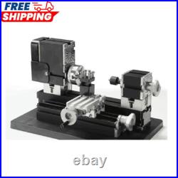 High Power Soft Metalworking Mini Metal Lathe Woodworking DIY Model Making 60W
