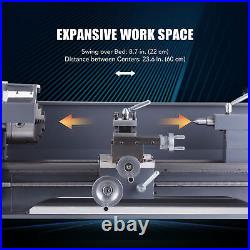 High Precision Mini Metal Lathe 8.7x23.6 3 Jaw Chuck 2250 rpm Brushless Motor