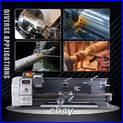 High Precision Mini Metal Lathe 8.7x23.6 3 Jaw Chuck 2250 rpm Brushless Motor