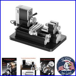 High-Speed 36W Metal Lathe with 3-Jaw Chuck Ideal for Soft Metals and Plastics