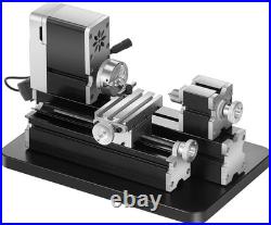 High-Speed 36W Metal Lathe with 3-Jaw Chuck Ideal for Soft Metals and Plastics