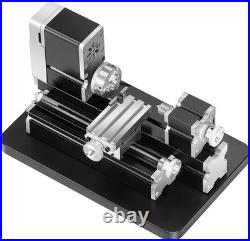 High-Speed 36W Metal Lathe with 3-Jaw Chuck Ideal for Soft Metals and Plastics