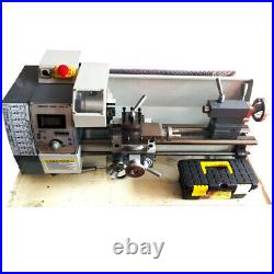 Intbuying 7X12 Metal Bench Lathe Mini Precision Wood Lathe Turning Machine