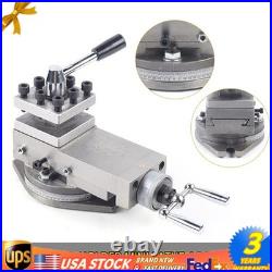 Lathe Tool Rest Mini Metal Lathe Accessories Holder Slide Compound 80mm Stroke