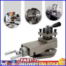 Lathe Tool Rest Mini Metal Lathe Accessories Holder Slide Compound 80mm Stroke Lathe Tool Rest Mini Metal Lathe Accessories Holder Slide Compound 80mm Stroke