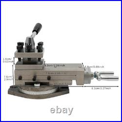 Lathe Tool Rest Mini Metal Lathe Accessories Holder Slide Compound 80mm Stroke Lathe Tool Rest Mini Metal Lathe Accessories Holder Slide Compound 80mm Stroke