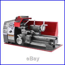 Lathe machine Metal Mini Metal Woodworking Drilling 600W Turning Automatic 7×12