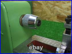 MITSUI SM-3 Mini Bench Metalworking Lathe 1/10 Japan Vintage Tool Tested