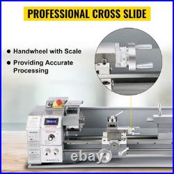 Metal 1100w Mini Metal Lathe 220x600 mm 38mm Spindle 3-Jaw Chuck Blushless Motor