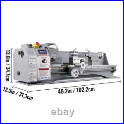 Metal Lathe 1100W Mini Metal Lathe Machine 220 X 750MM Infinitely Variable Speed