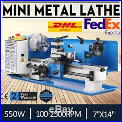 Metal Lathe 7 x 14 Inch Precision Mini Lathe 2500RPM 550W Variable Speed