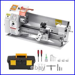Metal Lathe Machine 8.7 x 18 in Precision Bench Power Metal Lathe Automatic Feed