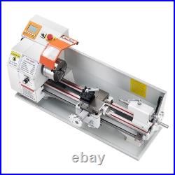 Metal Lathe Machine 8.7 x 18 in Precision Bench Power Metal Lathe Automatic Feed