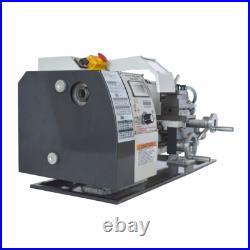 Metal Lathe Metric Thread Brushless Motor Mini Lathe Teaching Appliance 110V
