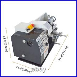 Metal Lathe Metric Thread Brushless Motor Mini Lathe Teaching Appliance 110V