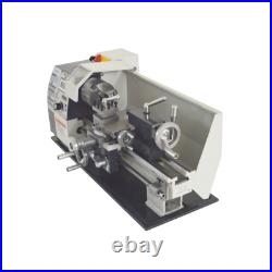 Metal Lathe Metric Thread Brushless Motor Mini Lathe Teaching Appliance 110V