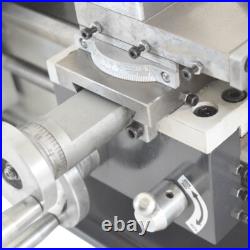 Metal Lathe Metric Thread Brushless Motor Mini Lathe Teaching Appliance 110V