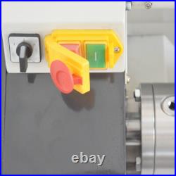 Metal Lathe Metric Thread Brushless Motor Mini Lathe Teaching Appliance 110V