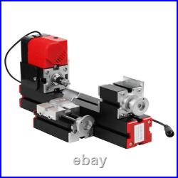 Metal Lathe Tool, 12000Rpm 6 in 1 Micro Mini Multipurpose Woodworking Lathe Sawin