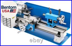 Metal Lathe, Upgraded Digital Display 7X14 Benchtop Metal Lathe 550W Variable