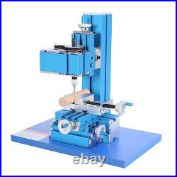 Metal Mini Milling Machine DIY Tool Benchtop Wood Lathe Woodworking for Hobby