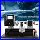 Metal Miniature Lathe High Power Soft Metalworking Woodworking DIY Model Making