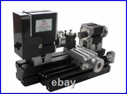 Metal Miniature Lathe High Power Soft Metalworking Woodworking DIY Model Making