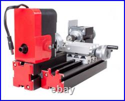 Metal Motorized Mini Lathe Machine 20000rev/min 24W DIY Tool