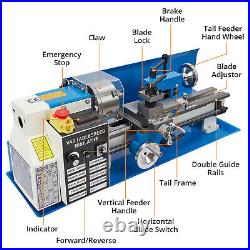 Metal Turning 7x14 Desktop CNC Micro Metal Lathe 550W Speed? Light Display us