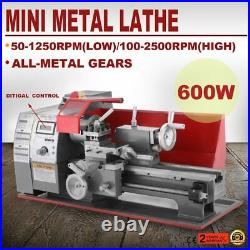 Metal Turning Lathe Machine 2500RPM Automatic Milling 600W Mini Woodworking