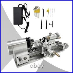 Micro Benchtop Lathe 110V Brushed Motor 0-2800RPM Hobbyist Tool Mini Lathe Micro Benchtop Lathe 110V Brushed Motor 0-2800RPM Hobbyist Tool Mini Lathe