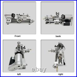 Micro Benchtop Lathe 110V Brushed Motor 0-2800RPM Hobbyist Tool Mini Lathe