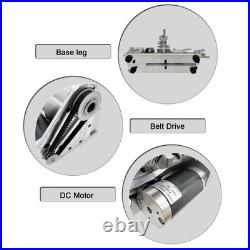 Micro Benchtop Lathe 110V Brushed Motor 0-2800RPM Hobbyist Tool Mini Lathe