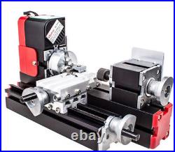 Micro Multifunctional CNC Metal Mini Lathe 12V 24W DIY Tool 20000Rev/min