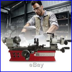 Mini 400W Metal Gear Lathe Machine High Precision 50-2500RPM Woodworking USA