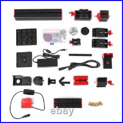 Mini 6 In 1 Motorized Jigsaw Grinder Wood Metal Lathe Woodworking 100-240V^