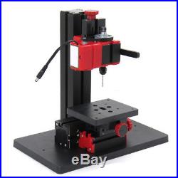 Mini 6in1 Lathe Metal DIY Tool Kit Jigsaw Milling Lathe Drilling Machine SAFE