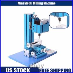 Mini Benchtop Milling Machine manual Milling Woodworking Lathe DIY Tool