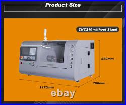 Mini CNC Lathe Machine Siemens 808D Control System CNC 210