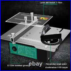 Mini Electric Table Saw Household Grinding Lathe Machine Woodworking 12000r/min