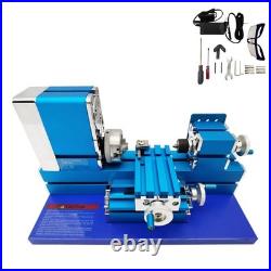 Mini Lathe 100-240V DIY Lathe Woodworking Lathe Metal Wood Lathe