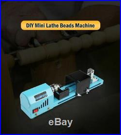 Mini Lathe Beads Machines Woodwork DIY Standard Sets Metalworking Equipment Tool