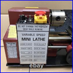 Mini Lathe CJ0618 12X8 Metal Milling Machine Bench 400w 2500 RPM