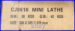 Mini Lathe CJ0618 12X8 Metal Milling Machine Bench 400w 2500 RPM