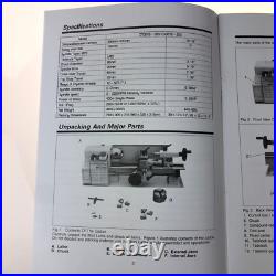Mini Lathe CJ0618 12X8 Metal Milling Machine Bench 400w 2500 RPM