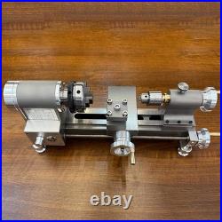 Mini Lathe CNC Adjustable Precision Equipped with 24V Power Supply Metal Lathe