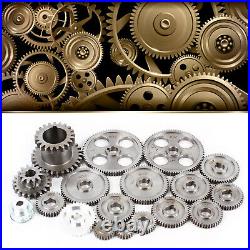 Mini Lathe Gears CJ0618 Set Metal Cutting Machine Gear Accessories 18 Pieces New
