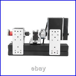 Mini Lathe Kit, 12V DC 60W 12000RPM High Power Micro Lathe Machine Mini Lathe