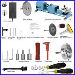 Mini Lathe Machine Multi-Purpose Lathe With Professional Tools Torno Para Mad